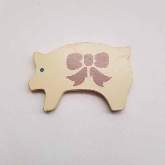 Lot of 6 Pig magnets figurines statues collection - Picture 3 of 11